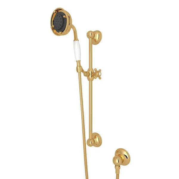 Handshower Set With 22" Slide Bar and 3-Function Handshower - Plumbing Market