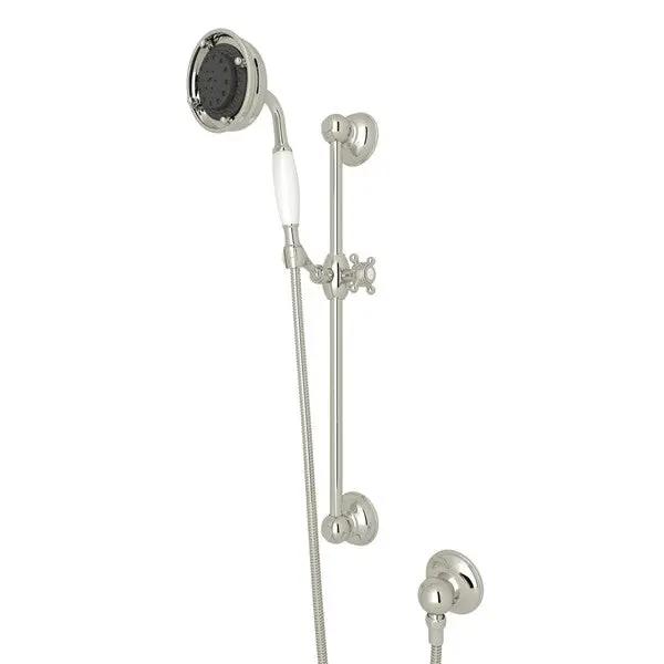 Handshower Set With 22" Slide Bar and 3-Function Handshower - Plumbing Market
