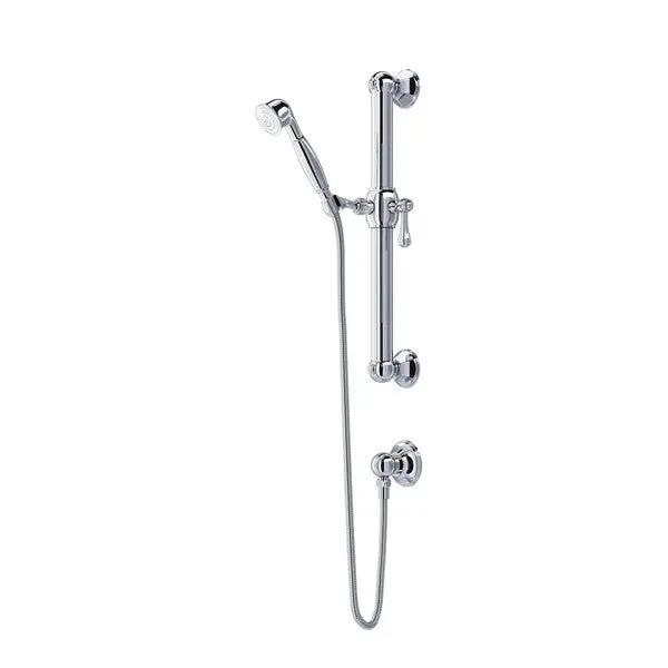 Handshower Set With 24" Grab Bar and Single Function Handshower - Plumbing Market