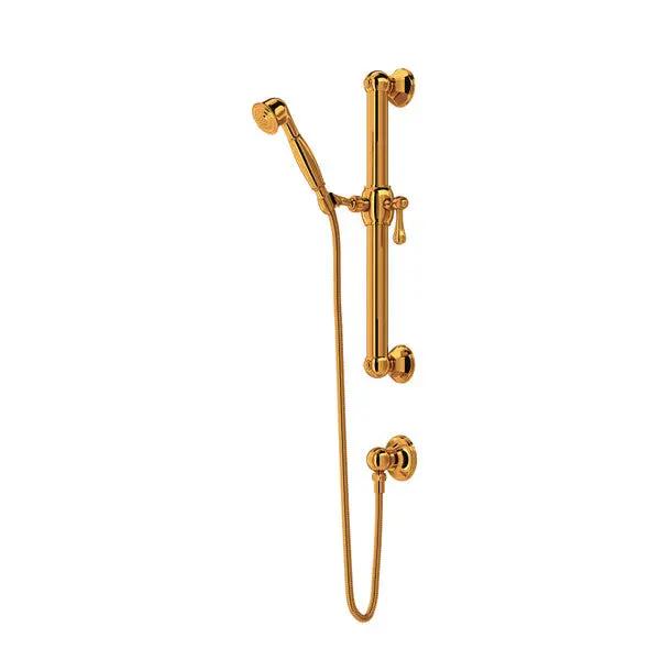 Handshower Set With 24" Grab Bar and Single Function Handshower - Plumbing Market