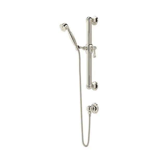 Handshower Set With 24" Grab Bar and Single Function Handshower - Plumbing Market