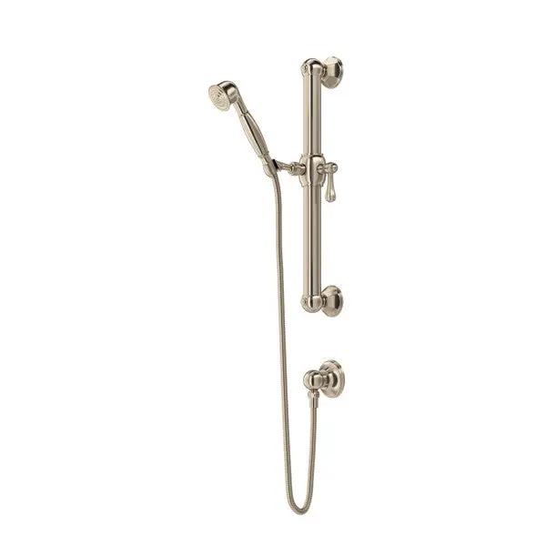 Handshower Set With 24" Grab Bar and Single Function Handshower - Plumbing Market