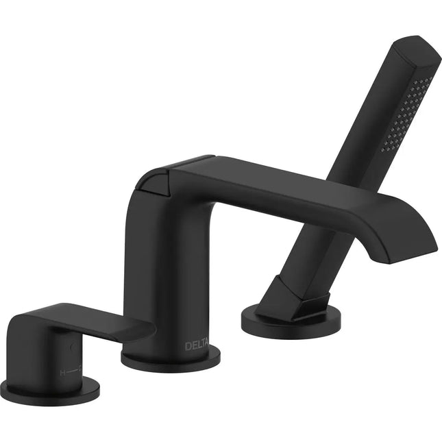 Delta 3-Hole Roman Tub W/ Handshowertrim T3763-BL - Plumbing Market