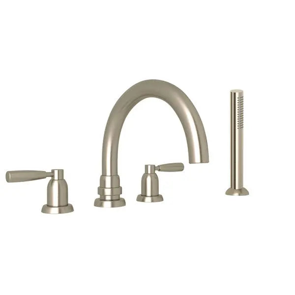 Holborn™ 4-Hole Deck Mount Tub Filler With C-Spout - Plumbing Market