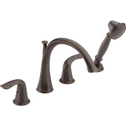 Delta Delta Lahara 2H Roman Tub Faucet Trim W/Hs T4738-RB - Plumbing Market