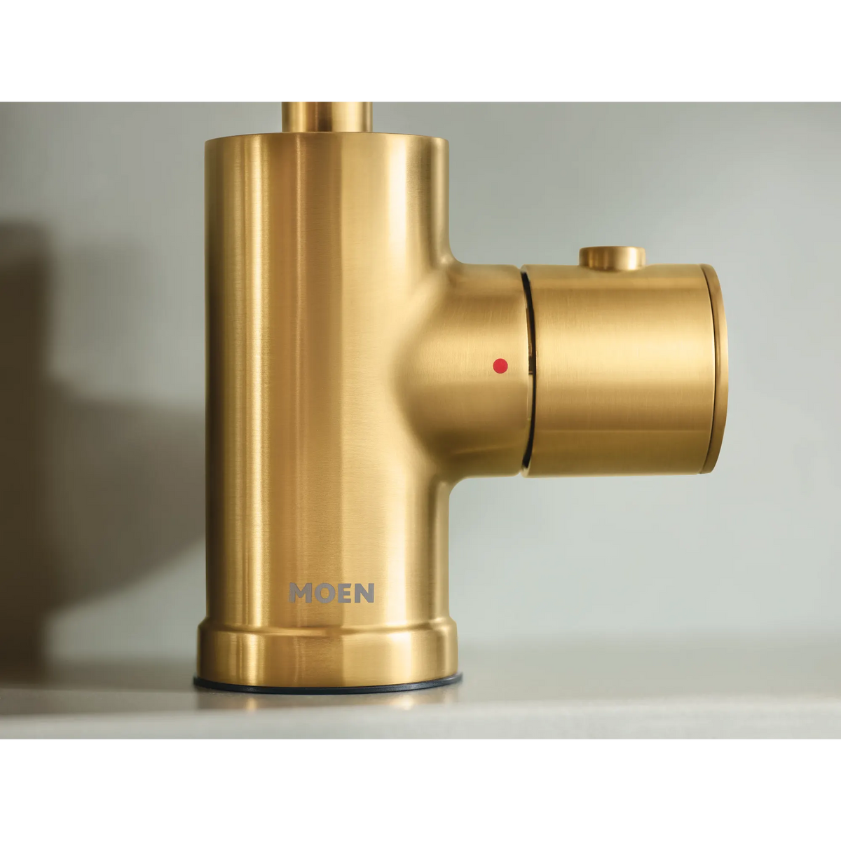 Moen Sip Modern Single-Handle High-Arc Undermount Beverage Faucet IH7660 in Brushed Gold (IH7660BG) - view 8