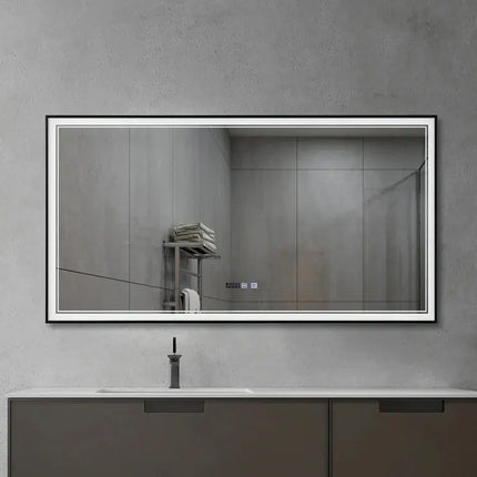 INFINITY Framed Front Light LED Mirror - LMF210F - Plumbing Market