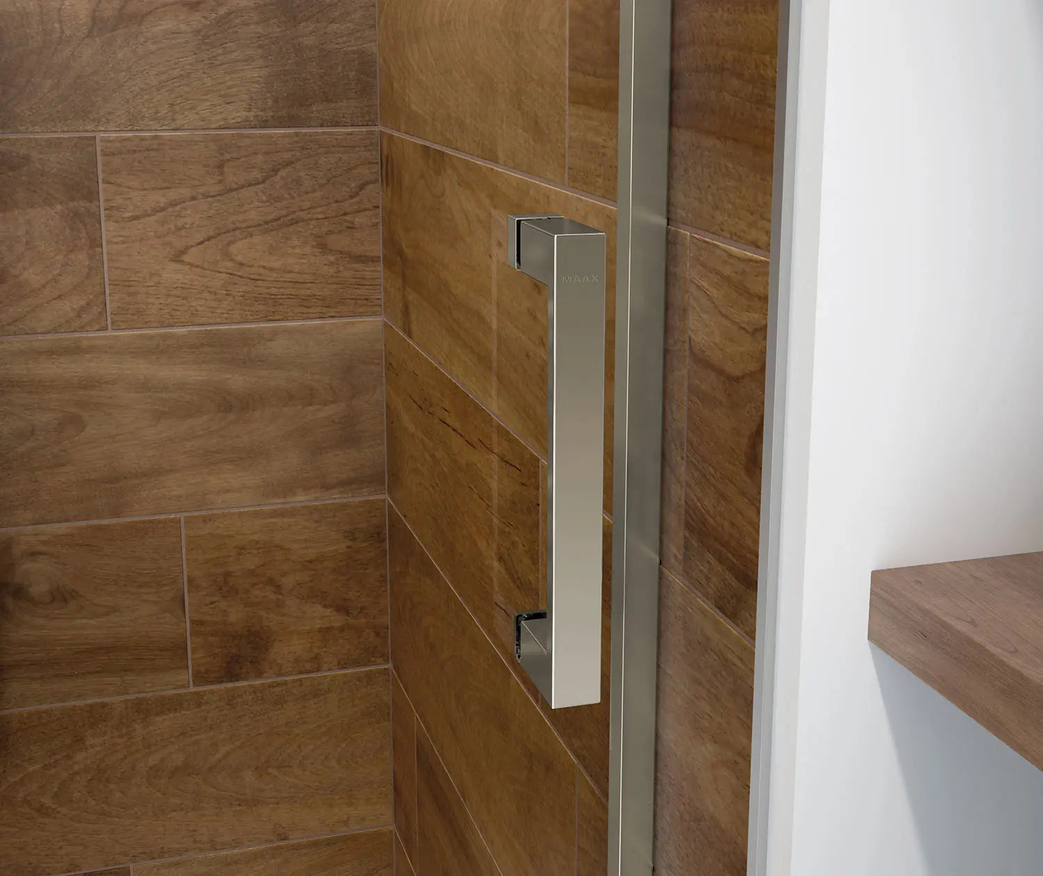 Incognito 70 44-47 x 70 ½ in. 6 mm Bypass Shower Door for Alcove Installation with Clear glass in Brushed Nickel - Plumbing Market