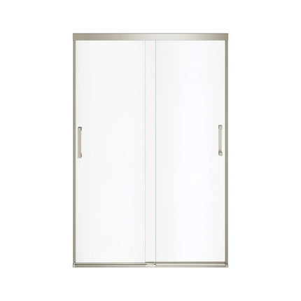 Incognito 70 44-47 x 70 ½ in. 6 mm Bypass Shower Door for Alcove Installation with Clear glass in Brushed Nickel - Plumbing Market