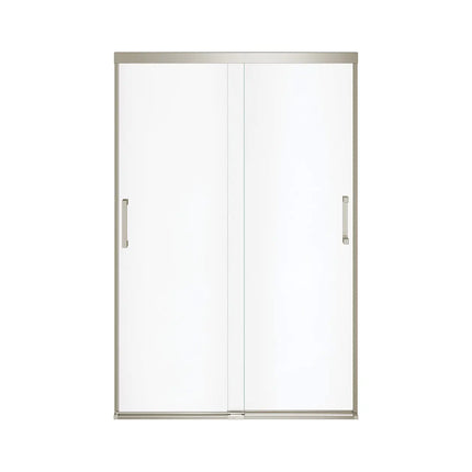 Incognito 70 44-47 x 70 ½ in. 6 mm Bypass Shower Door for Alcove Installation with Clear glass in Brushed Nickel - Plumbing Market