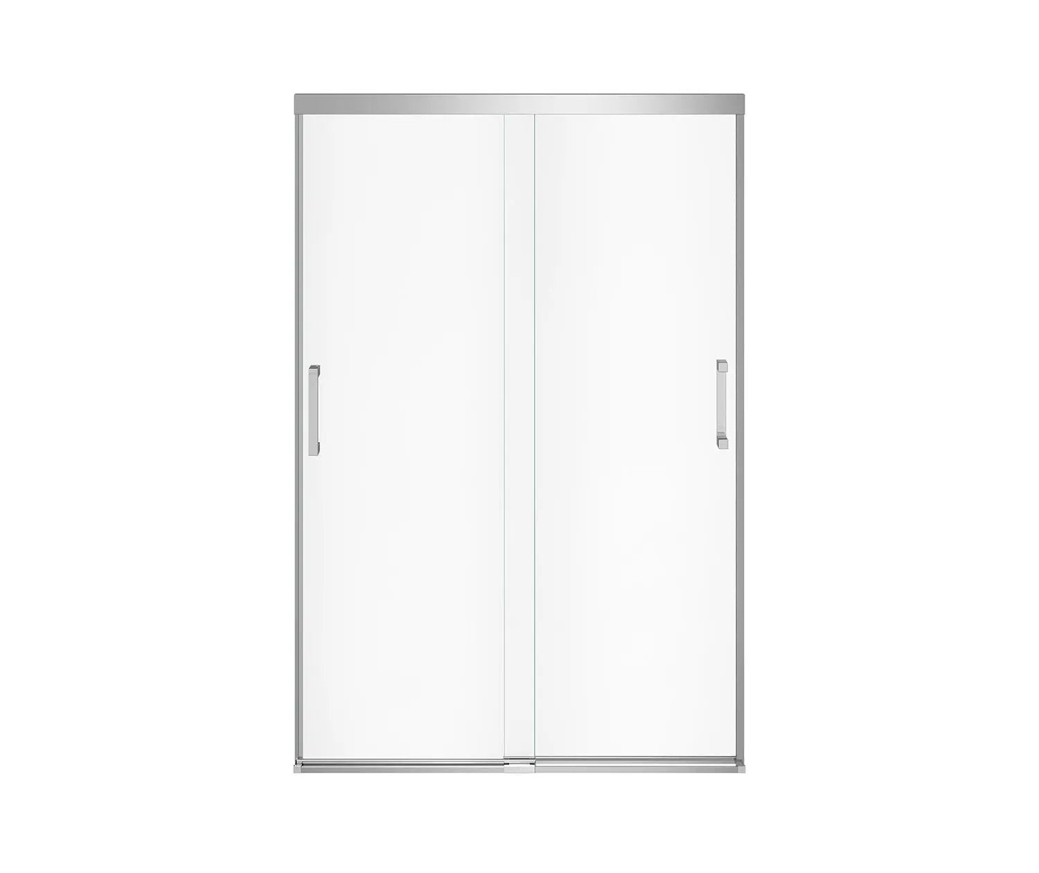 Incognito 70 44-47 x 70 ½ in. 6 mm Bypass Shower Door for Alcove Installation with Clear glass in Chrome - Plumbing Market