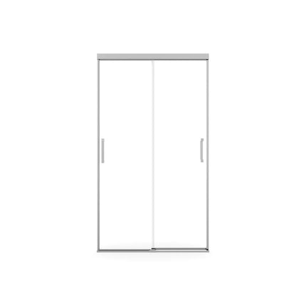 Incognito 74 39-42 x 74 in. 8mm Bypass Shower Door for Alcove Installation with Clear glass in Chrome - Plumbing Market