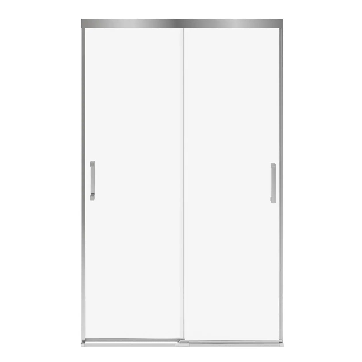Incognito 76 44-47 x 76 in. 8mm Bypass Shower Door for Alcove Installation with Clear glass in Chrome - Plumbing Market