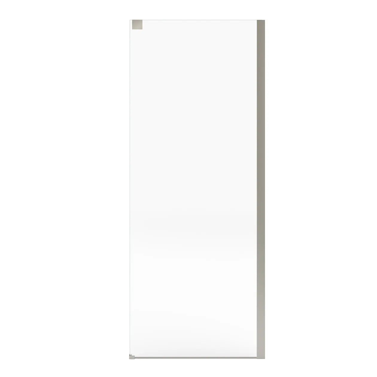 Incognito 76 Return Panel for 32 in. Base with Clear glass in Brushed Nickel - Plumbing Market