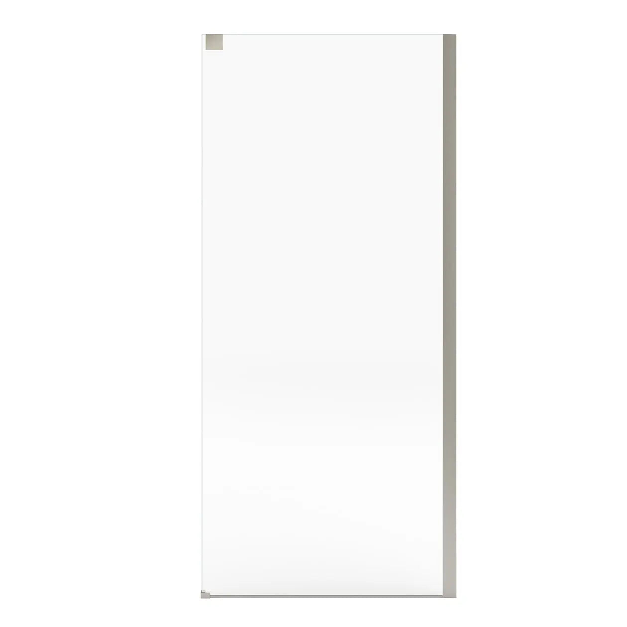 Incognito 76 Return Panel for 36 in. Base with Clear glass in Brushed Nickel - Plumbing Market