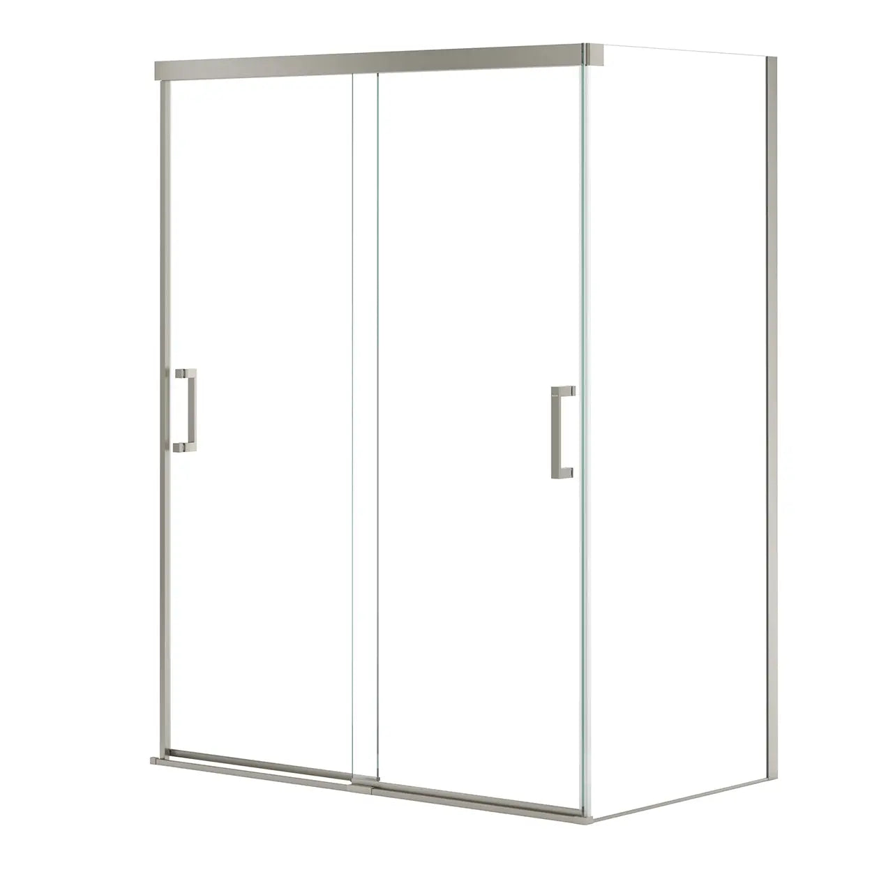 Incognito 76 Return Panel for 36 in. Base with Clear glass in Brushed Nickel - Plumbing Market