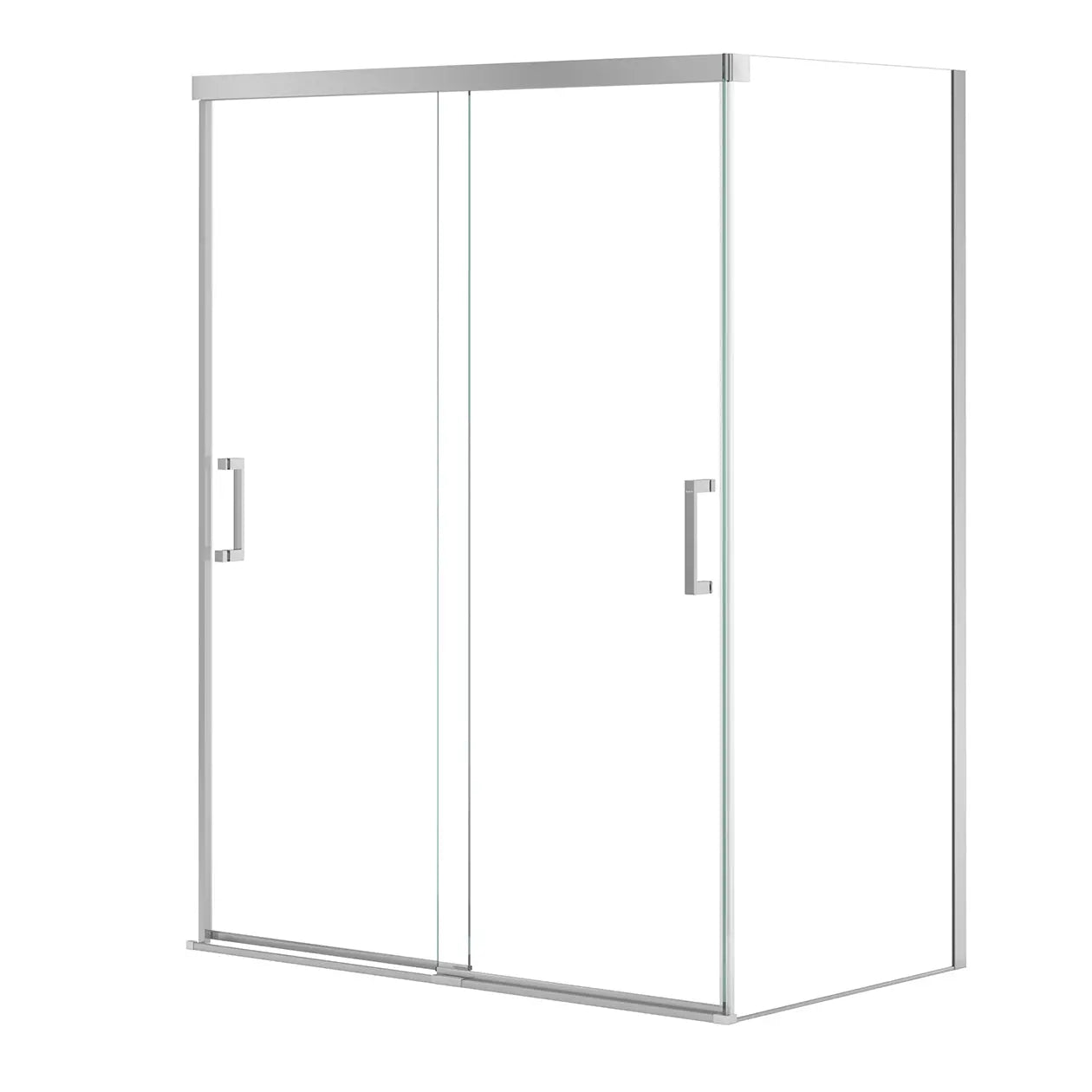 Incognito 76 Return Panel for 36 in. Base with Clear glass in Chrome - Plumbing Market