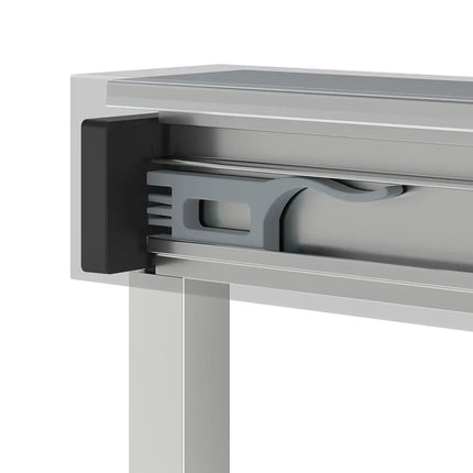 Incognito 76 Smoke 56-59 x 76 in. 8mm Bypass Shower Door for Alcove Installation with Dark Smoke glass in Matte Black - Plumbing Market