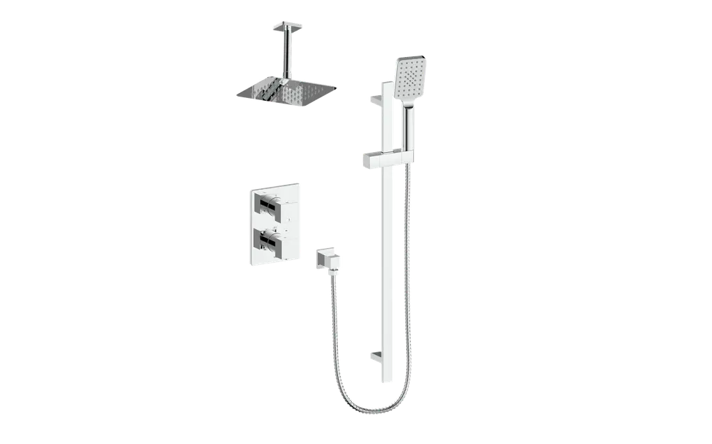 KAPFENBERG 2-WAY TH SHOWER KIT WITH 6" CEILING ARM N/A - Plumbing Market