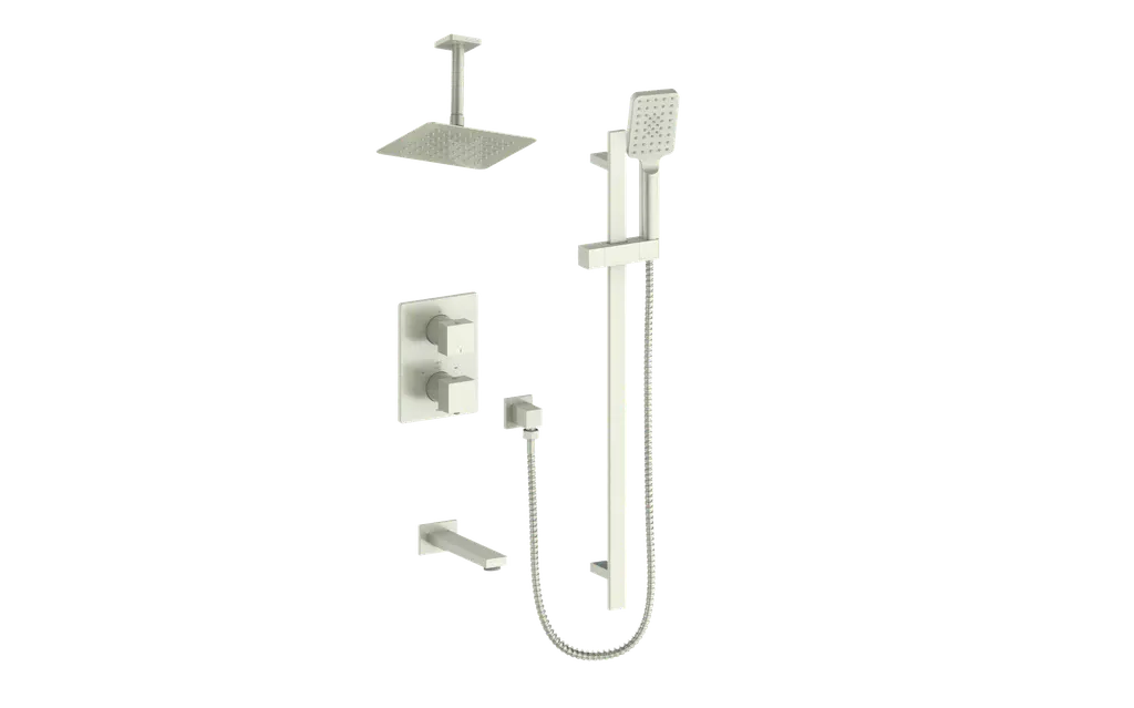 KAPFENBERG 3-WAY TH SHOWER KIT WITH 6" CEILING ARM N/A - Plumbing Market