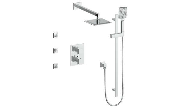 KAPFENBERG 3-WAY TH SHOWER KIT WITH BODY JETS - Plumbing Market