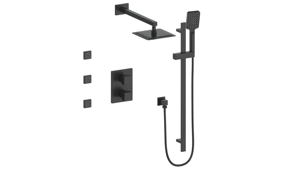 KAPFENBERG 3-WAY TH SHOWER KIT WITH BODY JETS - Plumbing Market