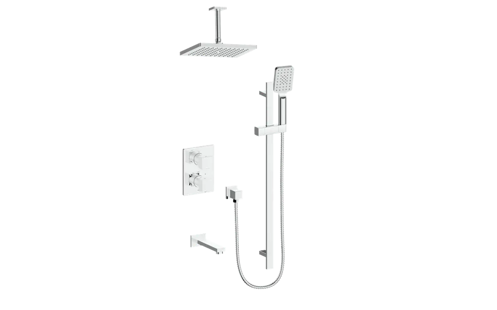 KAPFENBERG TRIM FOR 3-WAY TH SHOWER KIT WITH 6" CEILING ARM N/A - Plumbing Market
