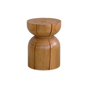 Kubebath Solid New Zealand Pine Capsule Accent Stool & Side Table - Honey Pine (KB-ST-PINE-CAPS)