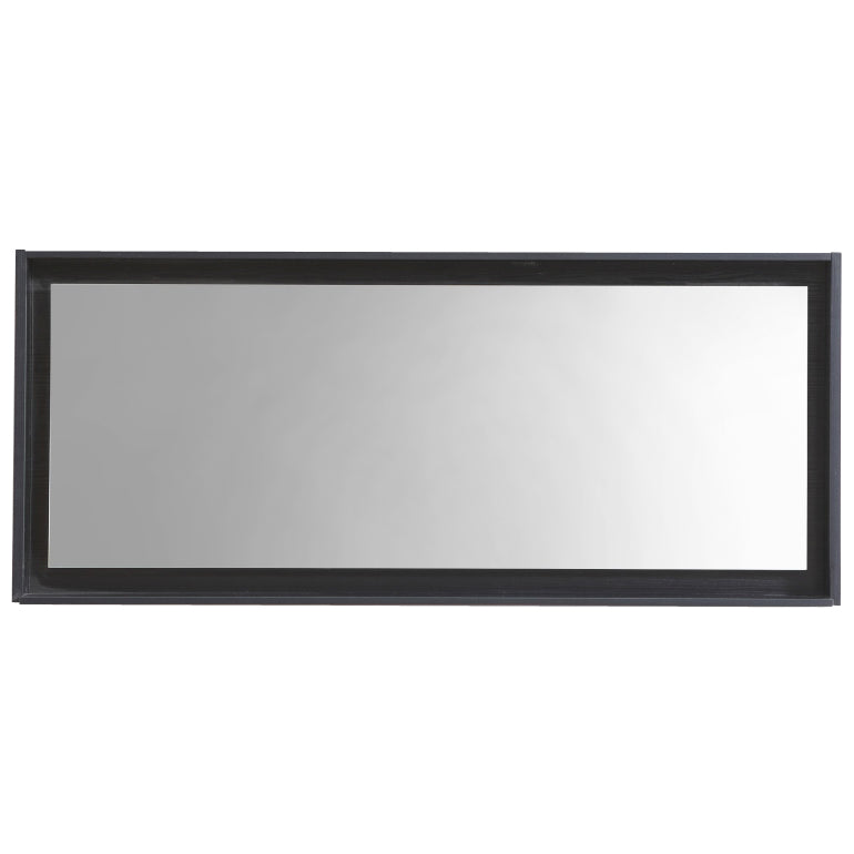 Kube Bath Bosco 60" Framed Mirror With Shelve - Black (KB60BK-M)