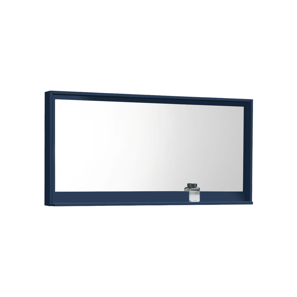 Kube Bath Bosco 60" Framed Mirror With Shelve - Navy Blue (KB60VBE-M)