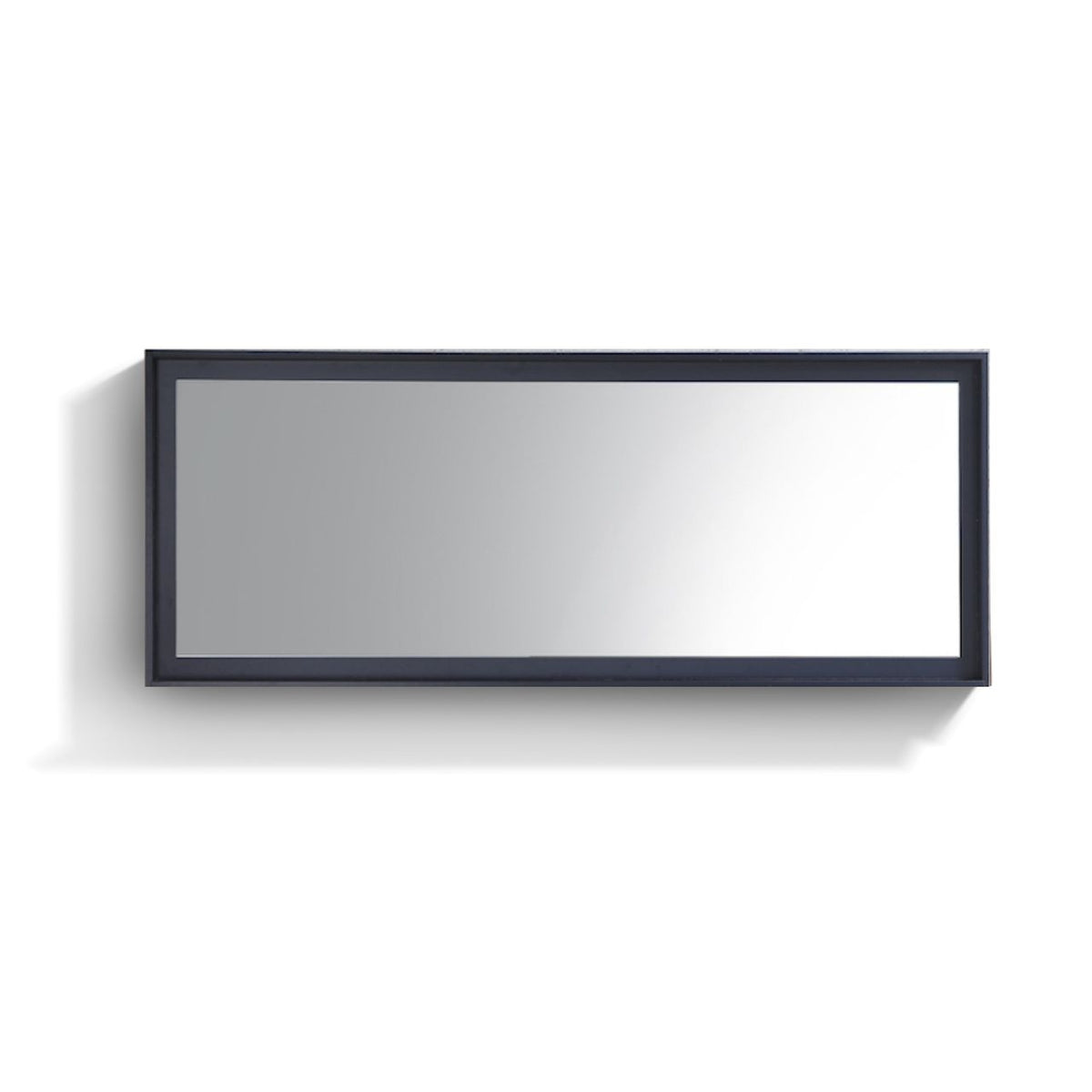 Kube Bath Bliss 70" Framed Mirror With Shelve - Navy Blue (KB70VBE-M)