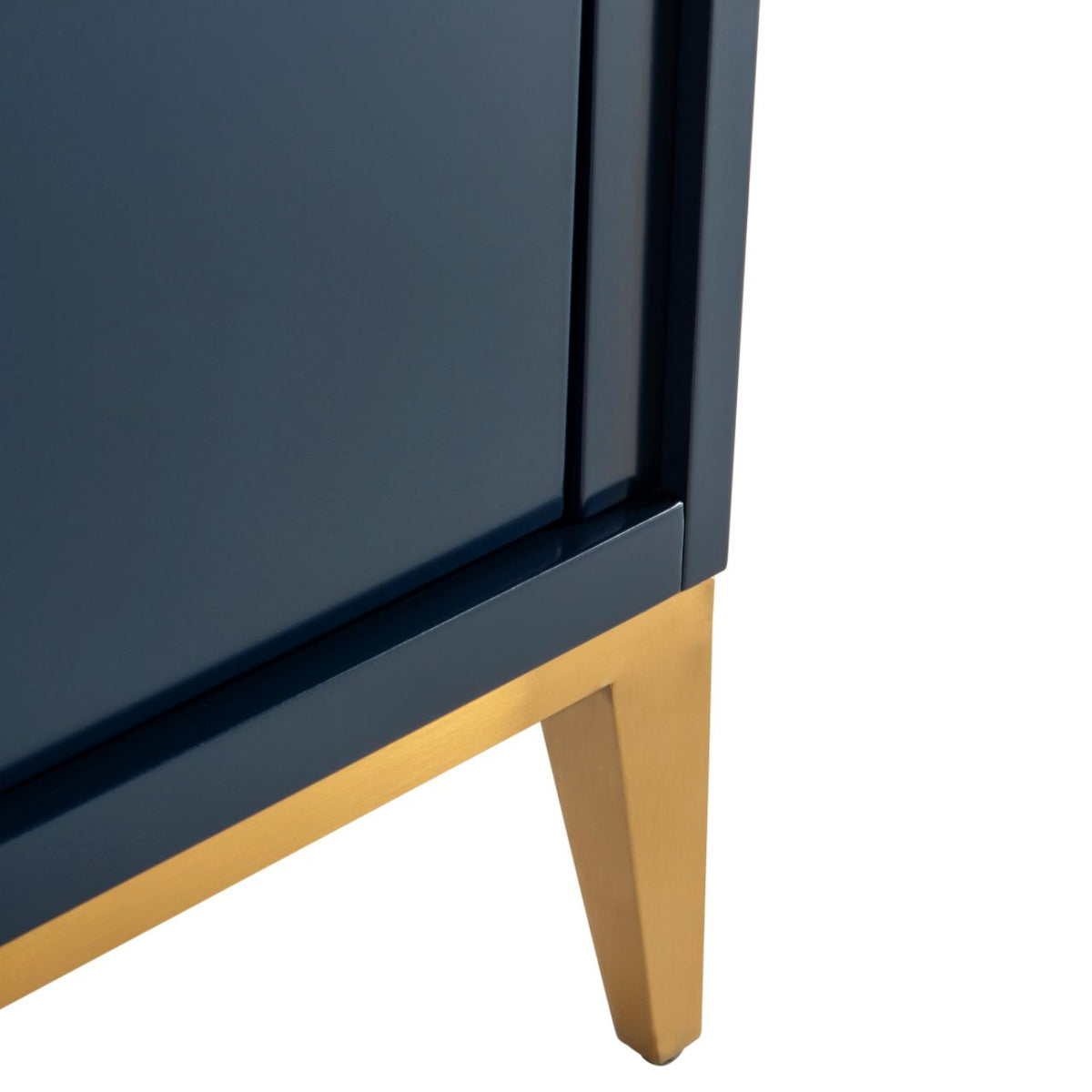 Kube Bath Divani 36'' Gloss WhiteVanity W/ Quartz Counter Top (Back Splash Free) - Navy Blue (KD9936-BLUE) view 7