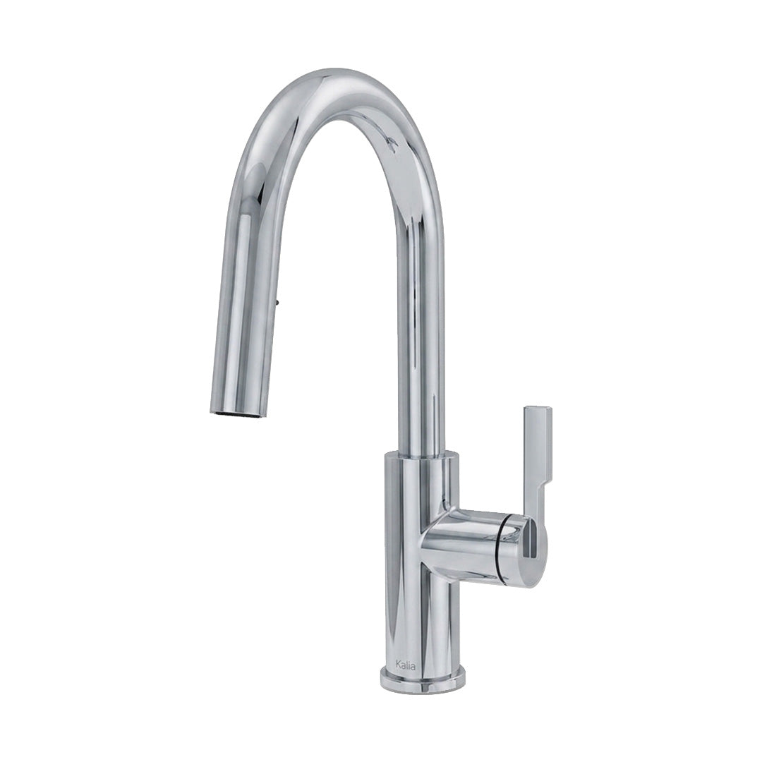 Kalia FORGE Type-R BAR Single Handle Kitchen Faucet Pull-Down Dual Spray KF2273 Chrome