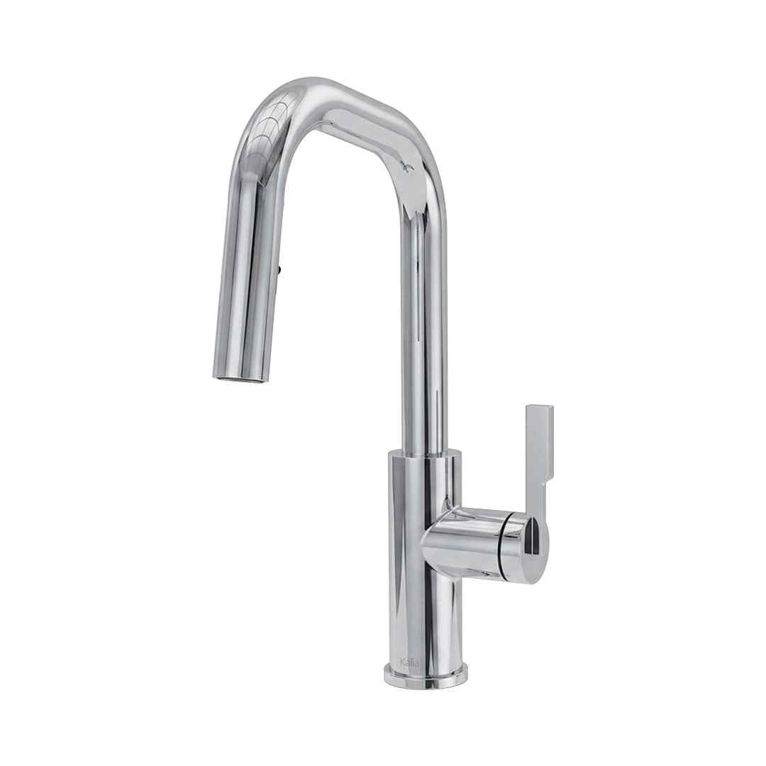 Kalia FORGE Type-S BAR Single Handle Kitchen Faucet Pull-Down Dual Spray KF2275 Chrome