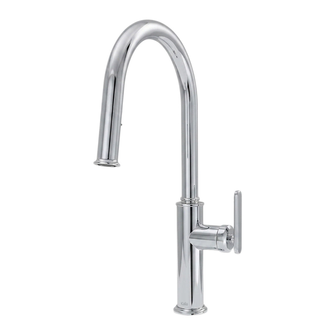 Kalia FORGE Type-T Single Handle Kitchen Faucet Pull-Down Dual Spray KF2277 Chrome