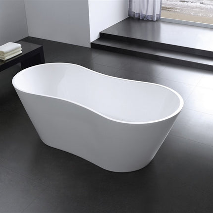 Kube Bath Onde 66" Free Standing Bathtub Kube Bath