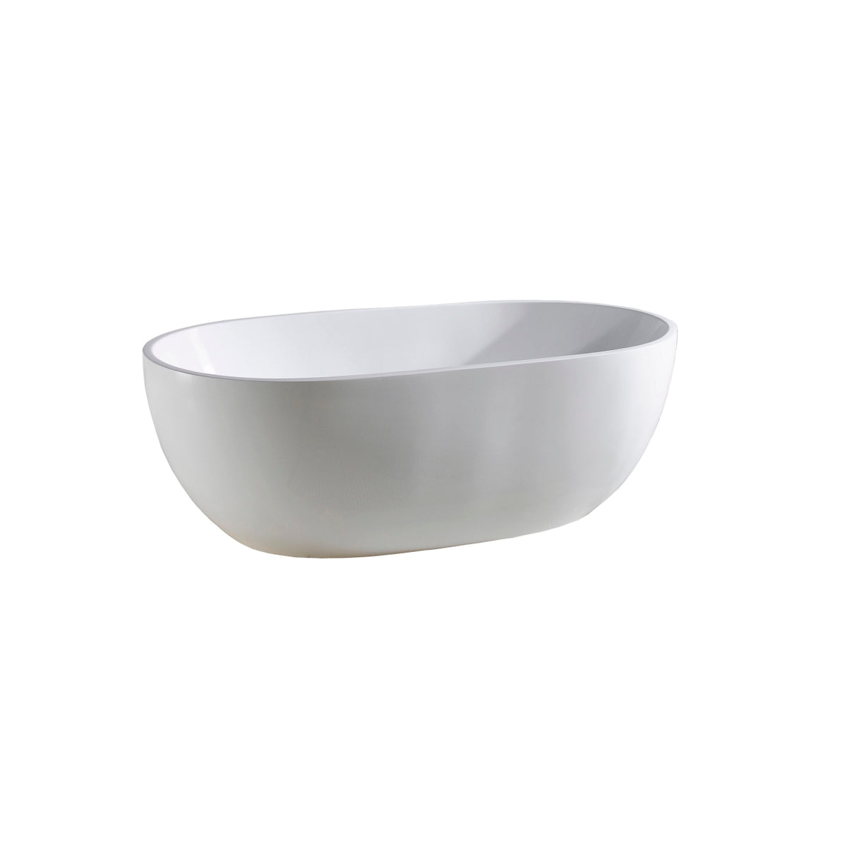 Kube VERNICE 67" Free Standing Bathtub - White (KFST4967)
