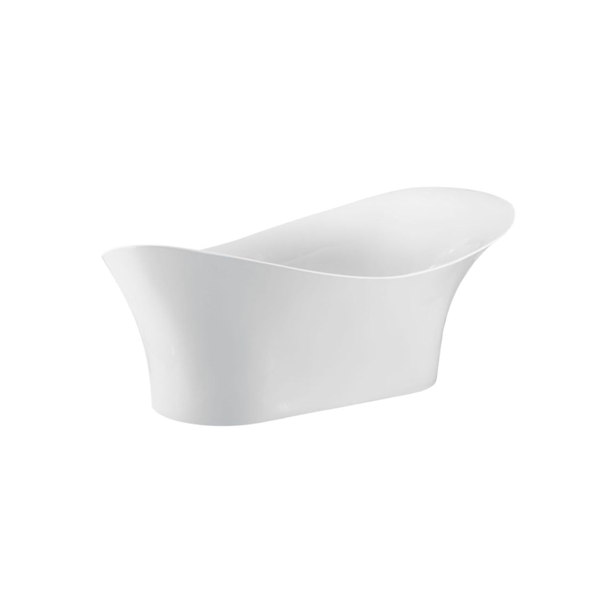 Kube 71'' Oceana Free Standing Bathtub - White (KFST9072) view 2