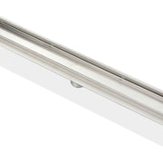 Kube 27.5" Linear Drain with Tile Grate - Stainless Steel (KLD28TILE)