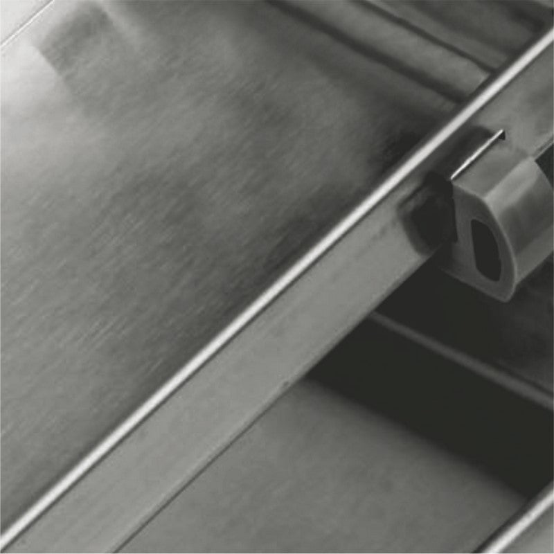 Kube 27.5" Linear Drain with Tile Grate - Stainless Steel (KLD28TILE) view 2