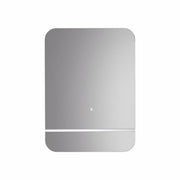 Kubebath Lumino 24'' LED Mirror with LED Acrylic Shelf - Cold Light (KLSA24LED)
