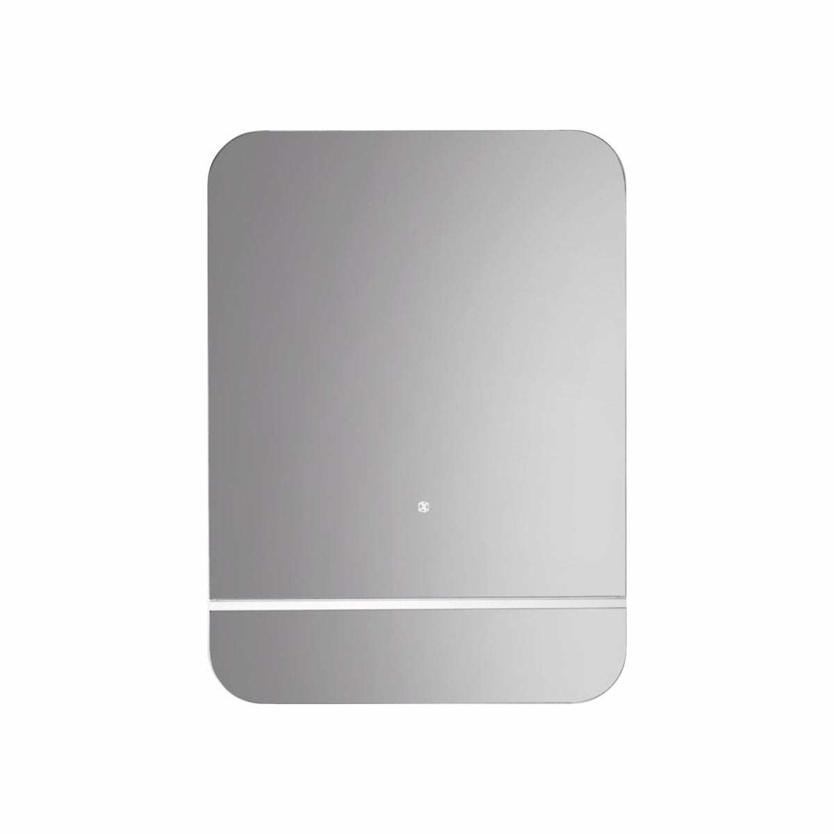 Kubebath Lumino 24'' LED Mirror with LED Acrylic Shelf - Cold Light (KLSA24LED)