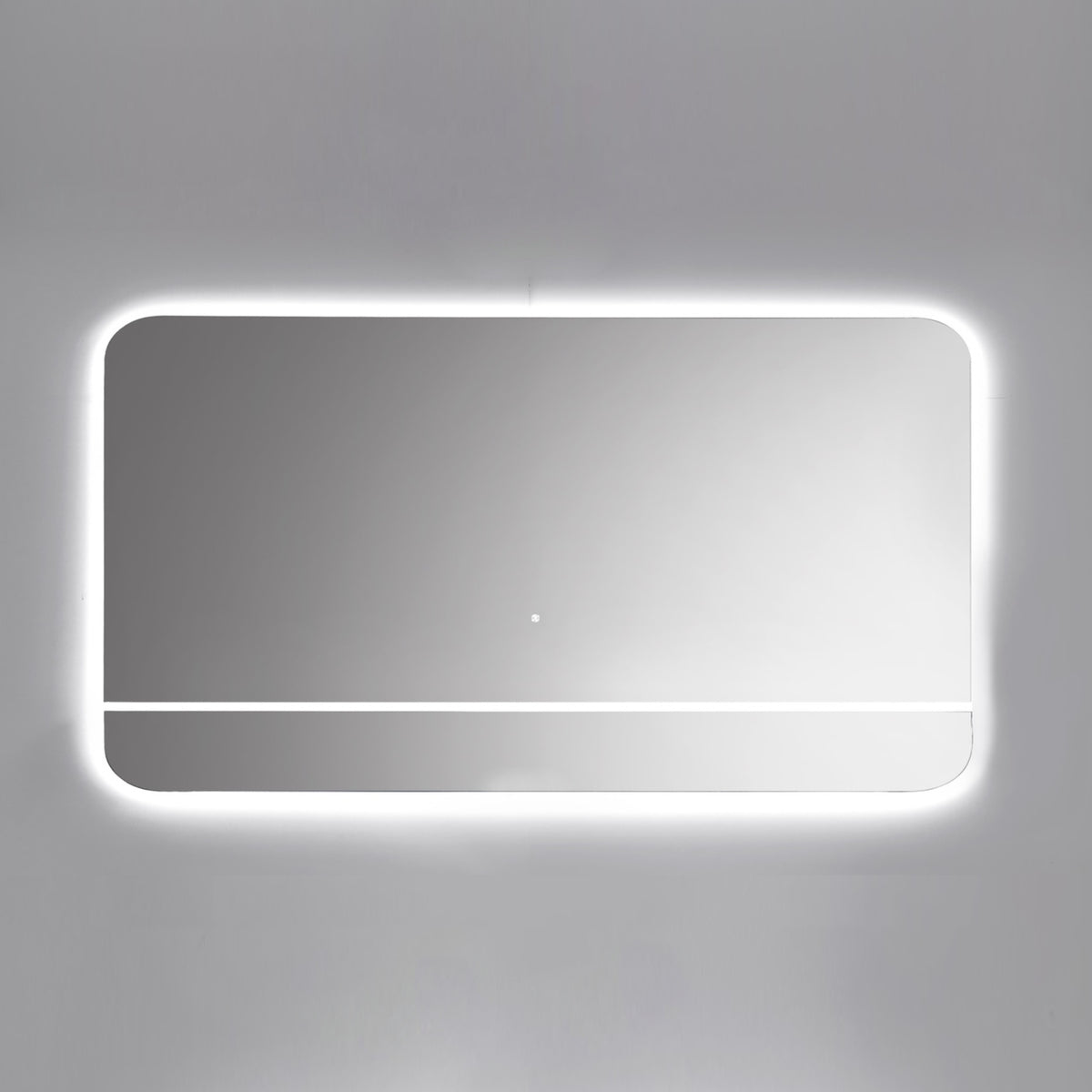 Kubebath Lumino 60'' LED Mirror with LED Acrylic Shelf - Cold Light (KLSA60LED) view 3