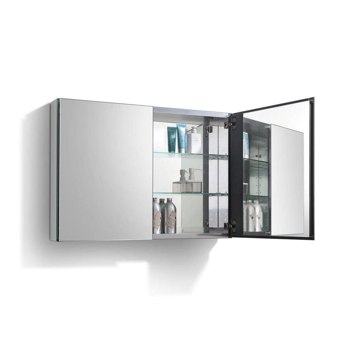 Kube 40" Mirrored Medicine Cabinet - Mirror (KM1000) view 3