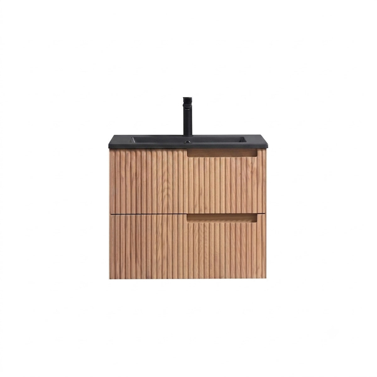 Kube Bath FIORE 24'' Wall Mount Cabinet - Oak Wood - Oakwood (KSW24-OAKWOOD) view 2