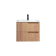 Kube Bath FIORE 24'' Wall Mount Cabinet - Oak Wood - Oakwood (KSW24-OAKWOOD)