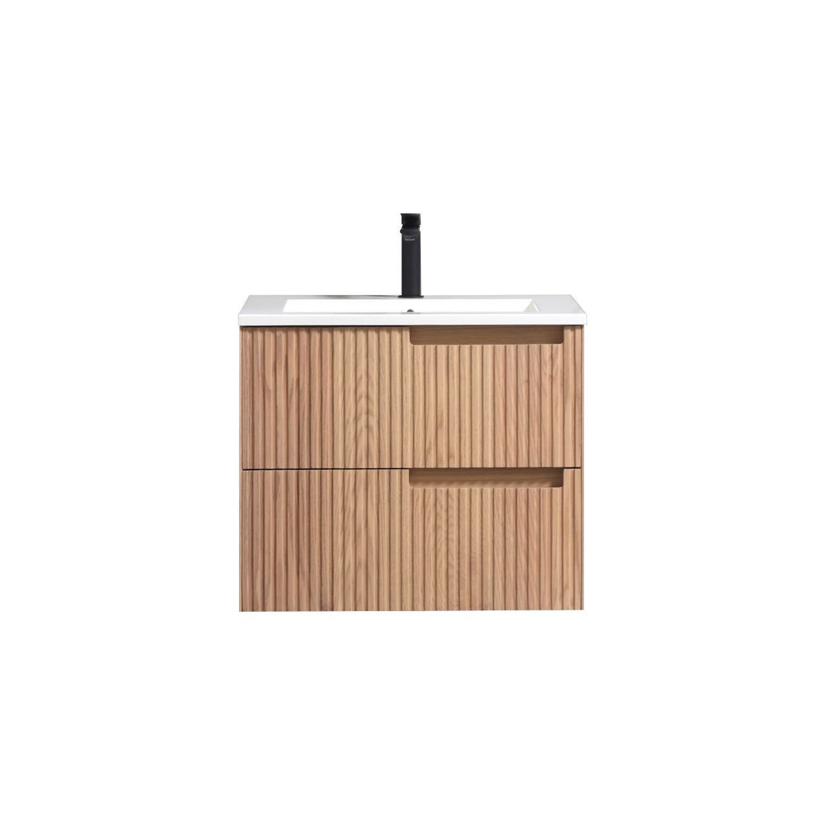 Kube Bath FIORE 24'' Wall Mount Cabinet - Oak Wood - Oakwood (KSW24-OAKWOOD)
