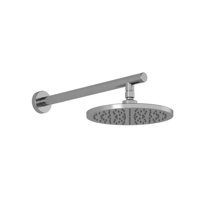 Kalia 220mm (8 ⅝'') Rainhead and 90 Degrees Wall Arm Pure Nickel PVD BF1633-125 - Plumbing Market