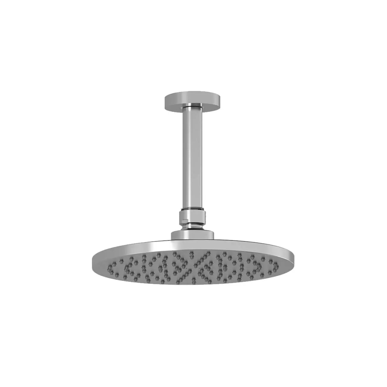 Kalia 220mm (8 ⅝'') Rainhead and Vertical Ceiling Arm Chrome BF1634-110 - Plumbing Market