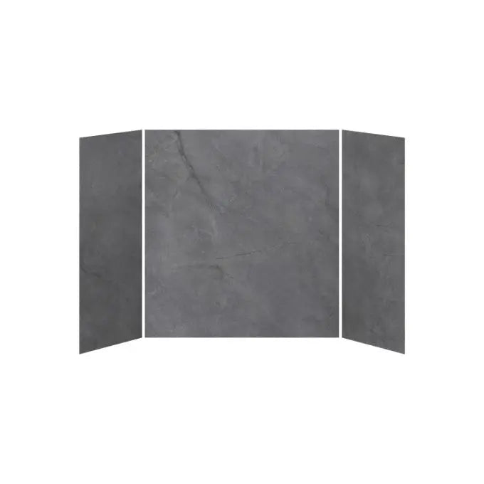 Kalia 32x60x32 Concrete #210   60x32 3-Panel Bath Shower Wall Kit - Concrete #210 Matte WA2013-210-002 - Plumbing Market